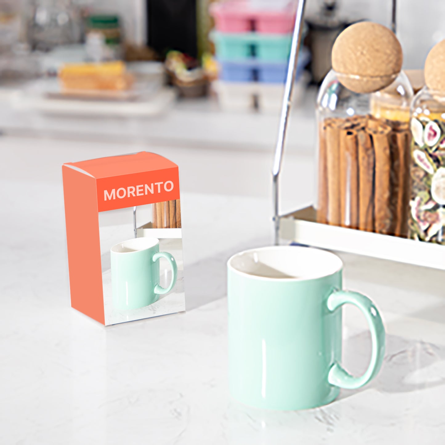 Morento Mint Ceramic Coffee Mug